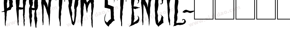 PHANTOM STENCIL字体转换